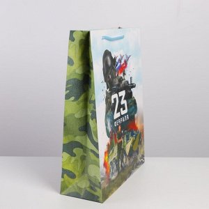 Пакет ламинированный вертикальный «Победа», L 31 × 40 × 11,5 см