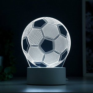 Светильник "Футбольный мяч" от сети 9,5x12,5x16 см