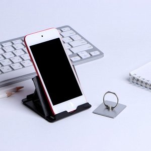 Набор «Сильному и смелому»: подставка для телефона и кольцо на чехол