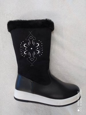 Сапоги для девочки Taccardi зима р. 34-35, стелька 22,5 см