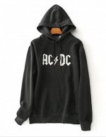 Женская утепленная толстовка, надпись &quot;ACDC&quot;