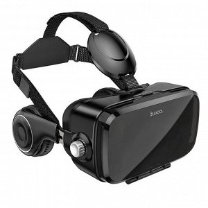 Очки виртуальной реальности 3D Hoco DGA03 VR с наушниками, Black