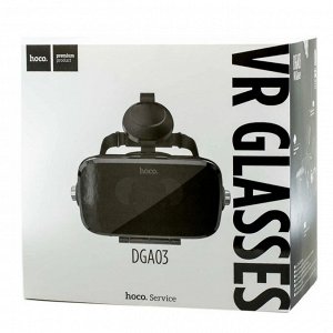 Очки виртуальной реальности 3D Hoco DGA03 VR с наушниками, Black
