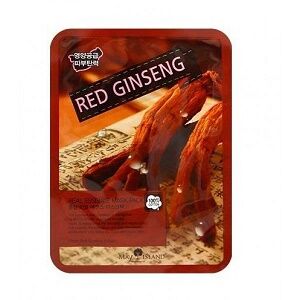 [MAYISLAND] Маска тканевая тонизирующая с красным женьшенем Real Essense Red Ginseng Mask Pack,25мл