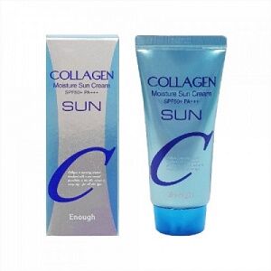 Enough. Крем для лица солнцезащитный увлажняющий с коллагеномCollagen Moisture Sun CreamSPF50, 50мл.