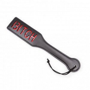 Шлёпалка чёрная "BITCH"