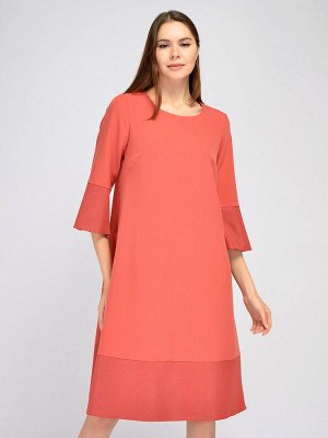 Платье. Цвет: коралловый