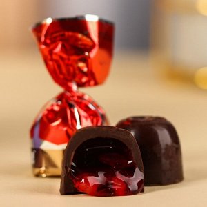Шоколадные конфеты «Весна в сердце» вкус: маргарита, 200 г.