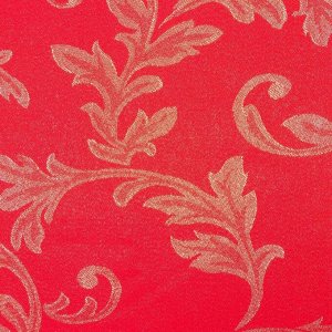 Скатерть Этель "Patterns" цвет красный, 142*110 +/-3 см, 115 ±10 гр,100% п/э