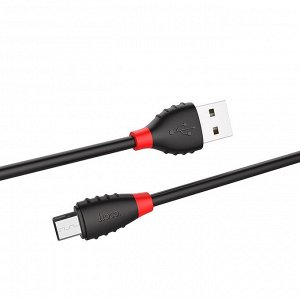 Кабель USB - micro USB Hoco X27 Excellent  120см 2,4A (black)