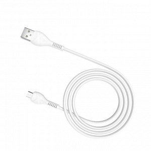 Кабель USB - micro USB Hoco X37 Cool power  100см 2,4A (white)