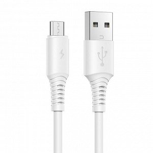 Кабель USB - micro USB Borofone BX47 Coolway, 100 см (white)