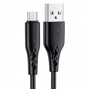 Кабель USB - micro USB Borofone BX48, 100 см (black)