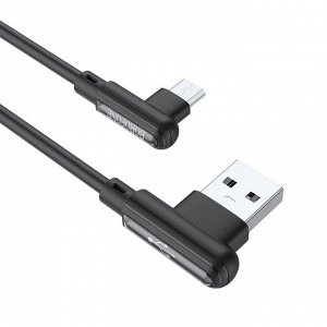 Кабель USB - micro USB Borofone BX58 Lucky  100см 2,4A (black)