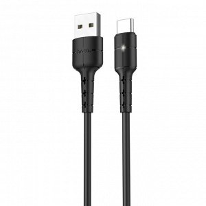 Кабель USB - Type-C Hoco X30 Star  120см 2A (black)