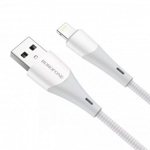 Кабель USB - Apple lightning Borofone BX60 Superior, 100 см (white)