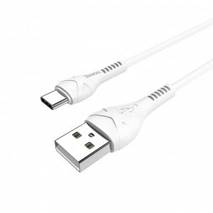 Кабель USB - Type-C Hoco X37 Cool power  100см 3A  (white)