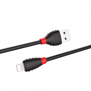 Кабель USB - Apple lightning Hoco X27 Excellent  120см 2,4A (black)