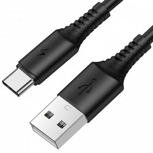 Кабель USB - Type-C Borofone BX47 Coolway  100см 3A (black)