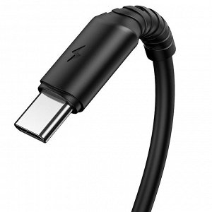 Кабель USB - Type-C Borofone BX47 Coolway  100см 3A (black)