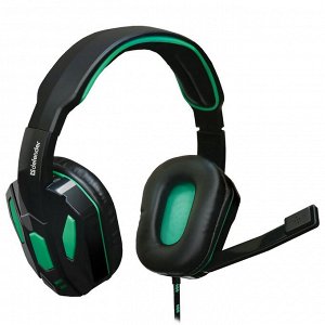 Компьютерная гарнитура Defender Warhead G-275 (green)