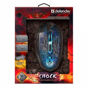 Мышь оптическая Defender Shock GM-110L игровая (black)