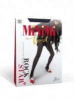 ROCK STAR 100  (MINIMI) /1/60/ плотные фантазийные колготки из микрофибры с трендовым рисунком жакка