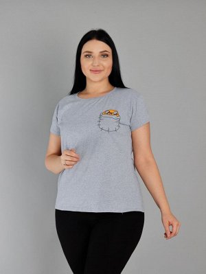 Футболка женская Котик(арт.090103) распродажа