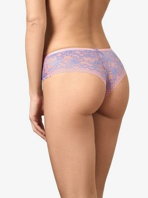 LUI et ELLE EF0433 rose bleu Женские трусы бразилиано цветочный узор, лаконичность форм