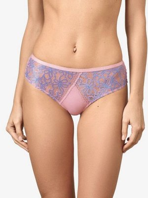LUI et ELLE EF0433 rose bleu Женские трусы бразилиано цветочный узор, лаконичность форм