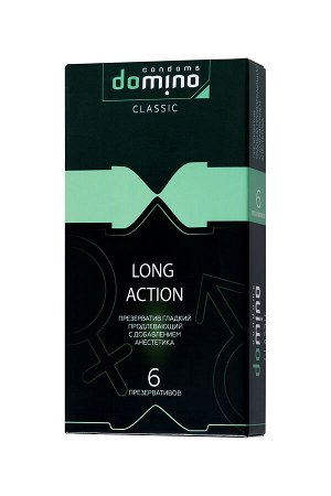 Презервативы Luxe  DOMINO CLASSIC Long action 6 шт, 18 см