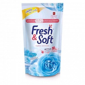 "Essence Fresh & Soft" Кондиционер для белья  600мл "Blue Fresh" (Morning Kiss) (мяг.уп.) /24шт/ Таиланд