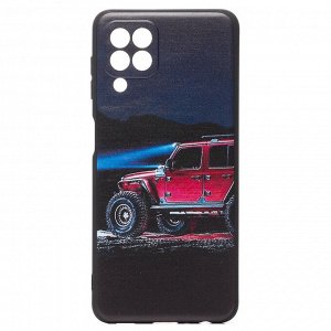 Чехол-накладка - SC185 для "Samsung SM-A225 Galaxy A22 4G" (013) (black/red)