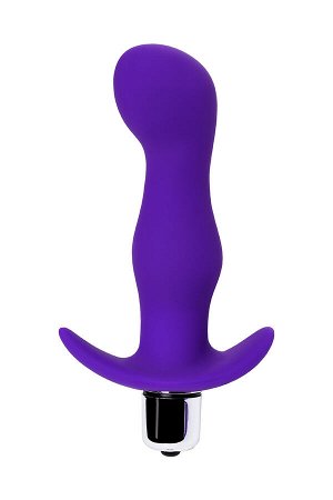 Анальная пробка с вибрацией A-Toys by TOYFA Kamet, размер M, силикон, фиолетовый, 12,9 см