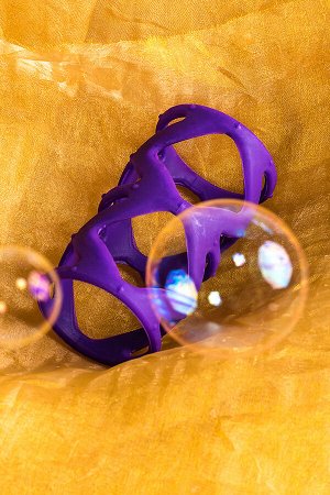 Насадка на пенис A-Toys by TOYFA Mank, силикон, фиолетовый, 7,5 см