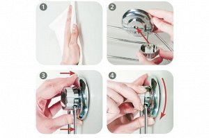 11489 Tatkraft MEGA LOCK Полка РОМБ одноярусная 30,2х15,5х15,5 см, хром