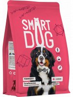 Smart Dog для собак крупных с ягненком 18кг ПРОМО +10 паучей Смарт Харт 130г в ассортименте