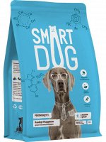 Smart Dog для собак с лососем и рисом 12кг ПРОМО +6 паучей Смарт Харт 130г в ассортименте
