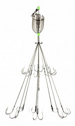 Краболовка JpFishing Crab Catchers Double (36см, крючки 11-23см, кормушка, нержавейка)