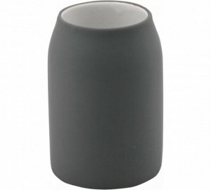 SWTC-1204DGY-03 Стакан UNNA темно-серый, керамика/резина