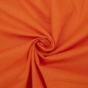 Ткань на отрез бязь М/л Шуя 150 см 12050 цвет ярко-оранжевый