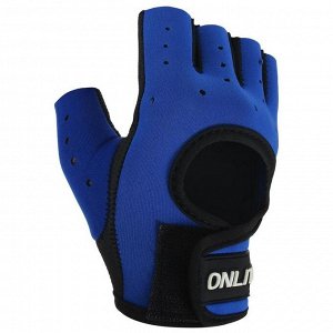 ONLITOP Перчатки спортивные, размер S, цвет синий/чёрный