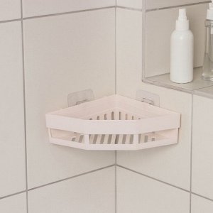 Подставка для ванных и кухонных принадлежностей «Уголок», 27,5?18?6,5 см, цвет МИКС