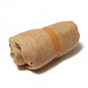 Джут натуральный, 10 * 1,1 м, плотность 190 г/м*, плетение 34/22