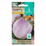 Семена Баклажан Адамант цв/п 0,4 гр., раннеспелый, крупноплодный, округлый, среднерослое
