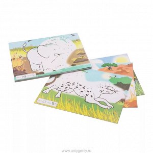 "Творчество" Раскраска по номерам, Дикие животные. ТМ" Melissa&Doug"(АМЕРИКА).