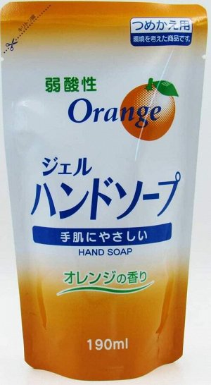 * "EORIA" Гель-мыло для рук с ароматом апельсина 200мл