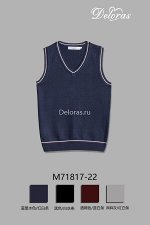 ЖИЛЕТ M71817-22 #Сине-белый