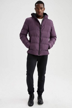 Мужское надувное пальто Regular Fit с воротником-стойкой, водоотталкивающее, с теплоизоляцией, Warmtech