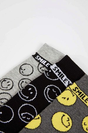 Комплект носков со смайлами SMILEY WORLD 3 пары
